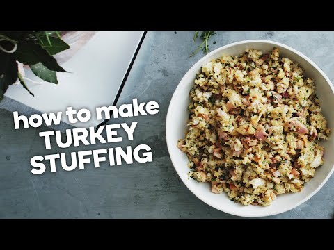 How to make turkey stuffing
