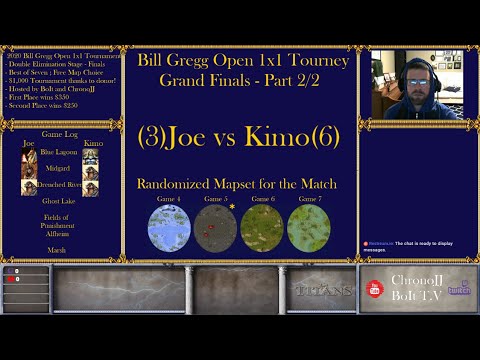 (Part 2/2) Joe vs Kimo - Grand Finals! - Bill Gregg Open - Age of Mythology