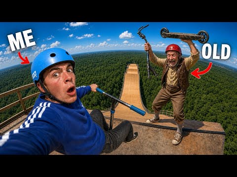Pro vs The First Ever Scooter Rider!