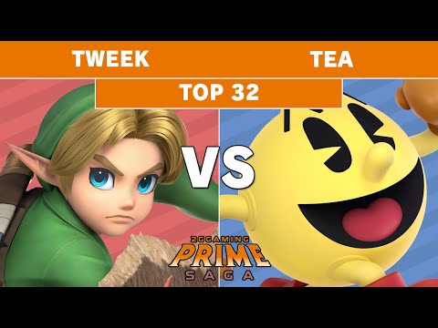 2GG: Prime Saga - TSM | Tweek (Young Link) vs Tea (Pac-Man) Top 32 - Smash Ultimate