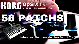 Korg OPSIX-FR Synthé FM - Video
