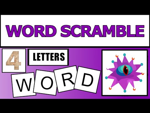 4-Letter Scrambled Words- 67  |Jumbled Word Game | Guess the Word Game | Word Scramble | SW Scramble