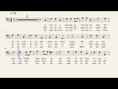 Jesus Num Presépio | Baixo 🎹