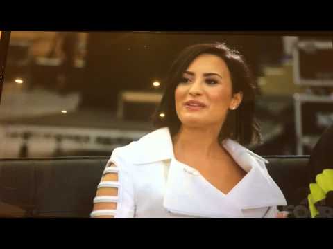 Demi Lovato on the Xtra Factor NZ 27.04.2015