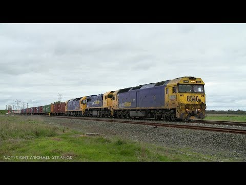 7902V Mildura Intermodal Containers - PoathTV Australian Trains & Railways