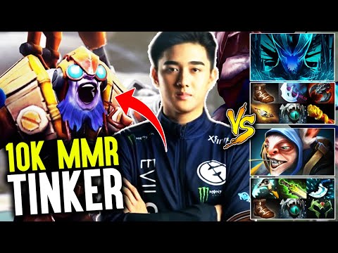 Can 10k MMR Abed [Tinker] Can Deal With Super Late Game Boss - 7.25b Dota 2
