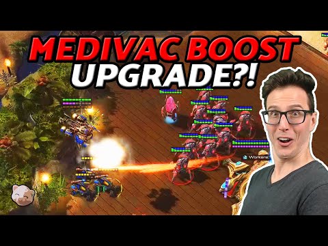 StarCraft 2 - MEDIVAC BOOST UPGRADE!? | ICYFAR G2 Showoff