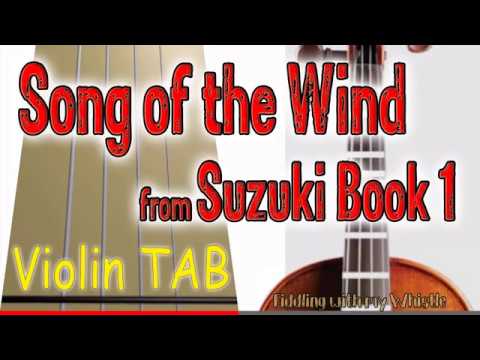 Song of the Wind - Folk - Suzuki Book - Violin - Play Along Tab Tutorial