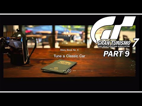 Gran Turismo 7 Playthrough Part 9 - Tuning A Classic Car Cafe 1965 Mini Cooper! Logitech G923 Wheel