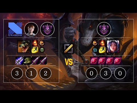 DRX Bubbling Renekton vs Irelia Mid - KR Master Patch 10.11