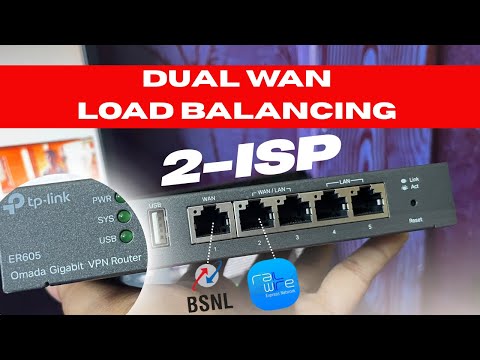 TP-Link ER605 Dual WAN Failover Setup | Omada VPN Router Configuration #tplinkrouter #er605