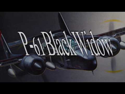 P-61 Black Widow Monogram 1:48 scale model kit build