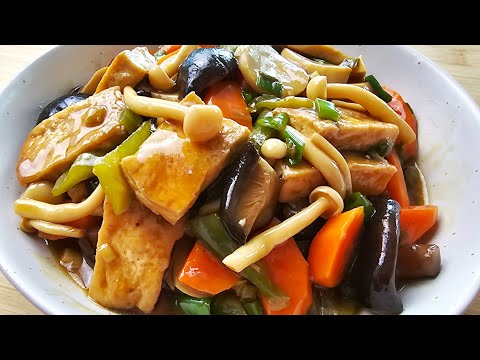 Easy and Delicious Tofu and Mushroom Recipe | Quick and delicious dinner Idea