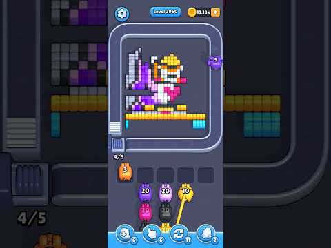 Pixel Flow Level 2960 Walkthrough