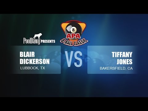 2018 APA 8-Ball Classic Finals - Tiffany Jones VS Blair Dickerson - Blue Tier