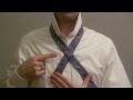 How to Tie a Tie (Mirrored / Slowly) - Full Windsor Knot