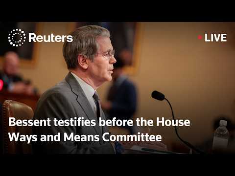 Video Thumbnail: LIVE: Bessent testifies before the House Ways and Means Committee