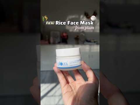 Trying new rice face mask from Plum #shorts