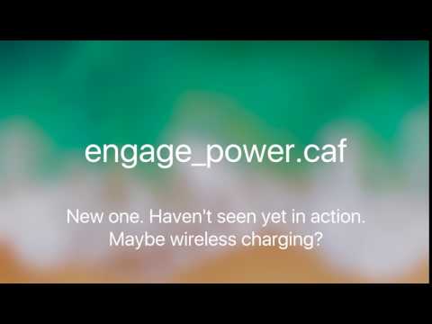 iOS 11 - New charging sounds Video