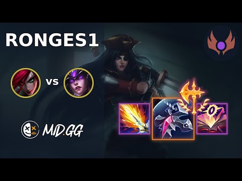 MID.GG: [ Ronges1 ] Katarina MID vs Syndra | EUW MASTER | LOL Season 2025