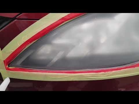 Scheinwerferaufbereitung mit starker Versiegelung!