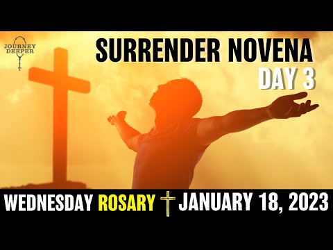 SURRENDER Novena Day 3 ✨ ROSARY WEDNESDAY ✨ January 18th Glorious Mysteries Holy Rosary