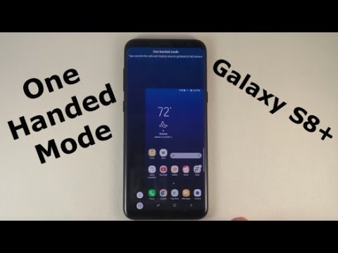One Handed Mode | Galaxy S8/S8+