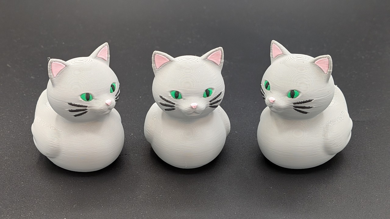 3D Printed Kitty Duck Timelapse