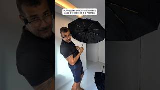 Guarda chuva grande automático Abre e Fecha com pegada tipo chaveiro