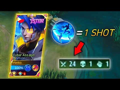 AAMON 1 ULTI SKILL = 1 KILL DELETE!!!CHEAT OR NOT? AAMON BEST BUILD