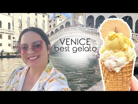 Italian Gelato in Venice!! Best Gelaterias + Tour in Venice, Italy!!