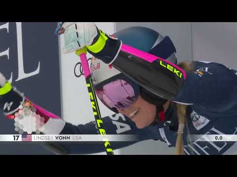 Lindsey Vonn Returns to the Podium After 7 Years | 2nd Place Run from Sun Valley 2025