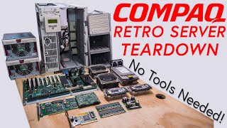 1999 Compaq Proliant 3000 Server Teardown, Build Like a TANK