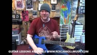 GUITAR LESSON | REX CARROLL | SIGNS OF THE END