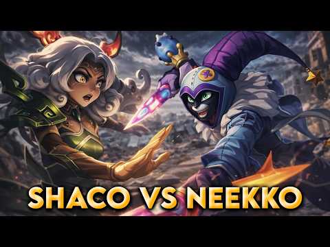 SHACO AP DESTROYS NEEKO JUNGLE 13 KILLS FULL CARRY | League of Legends