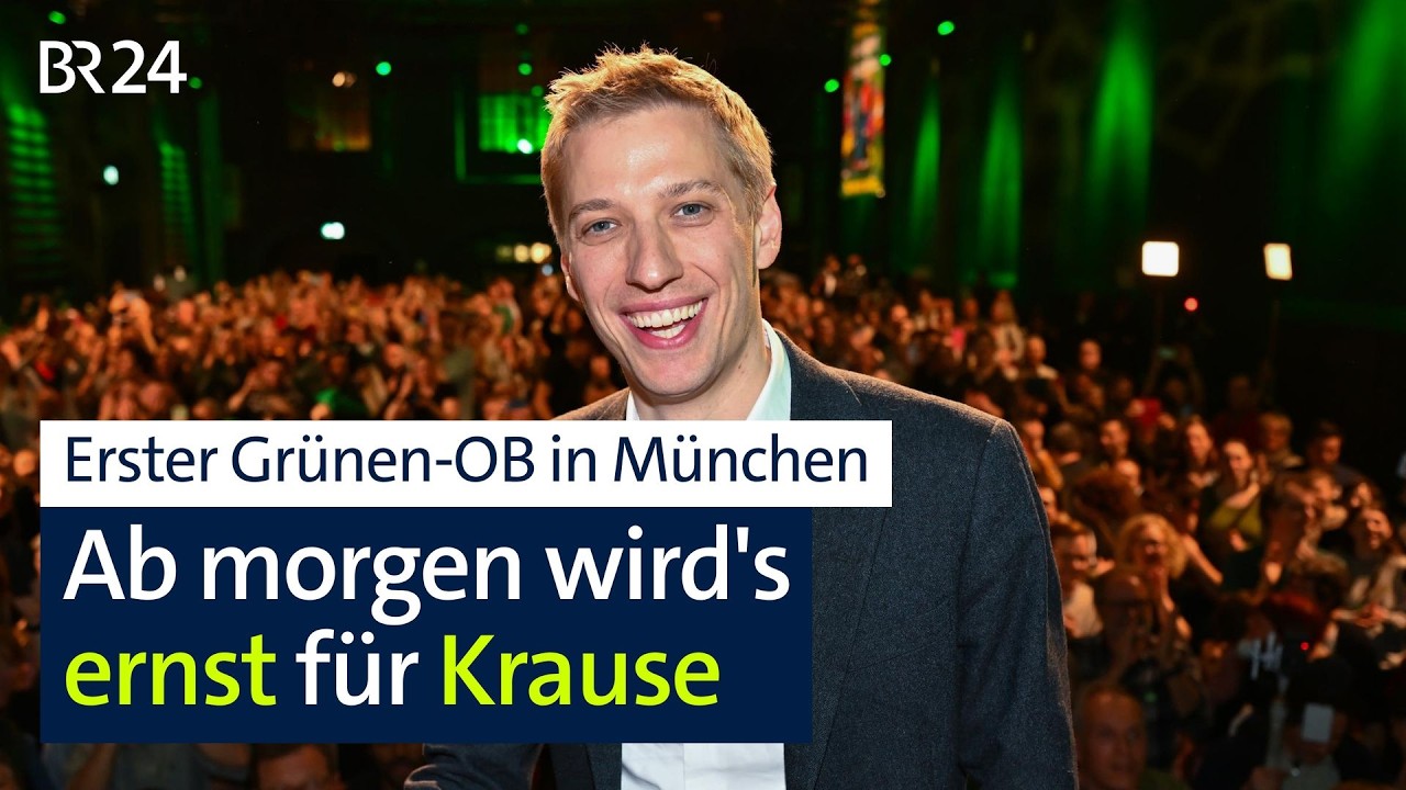Erster Grünen-OB in München: Morgen wird's ernst für Krause | BR24