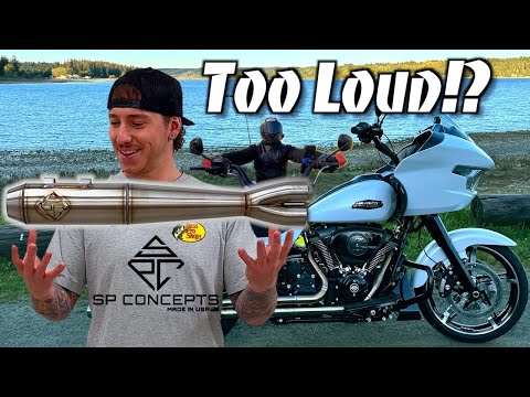SP Concepts Turnpike 2-1 M8 Exhaust Install & Ride Review, 2024 Harley Davidson Road Glide