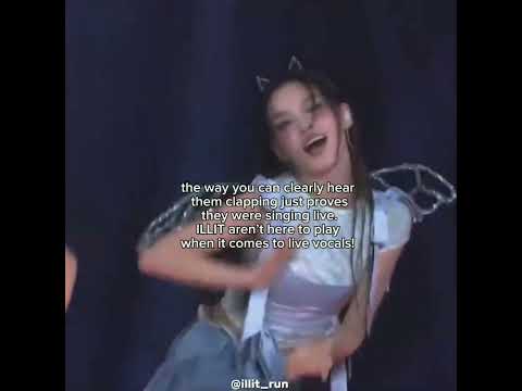 They were singing live the whole time #illit #sbsgayodaejeon #fyp