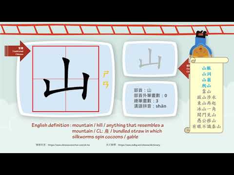 山部首的名字