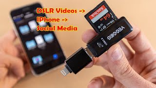 You Can Put SD Card and MicroSD on Your iPhone - Quickest Way To Social Media Share From SD CARD