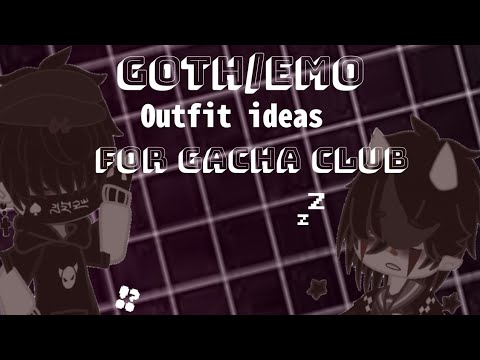 🖤 Aesthetic Goth/Alt gacha club outfit ideas 🖤