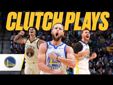 The Most CLUTCH Plays of the Warriors Season So Far