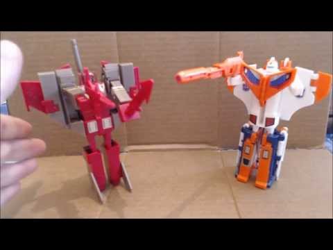 Chuck's Reviews Transformers Platinum Edition Blitzwing and Astrotrain
