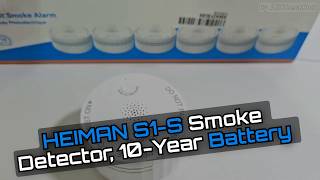 Heiman S1-S Smoke Detector 6 Pack Unboxing, Installation, UL 217 Check and Full Test