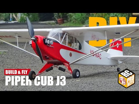 Piper Cub RC Plane Build and Fly