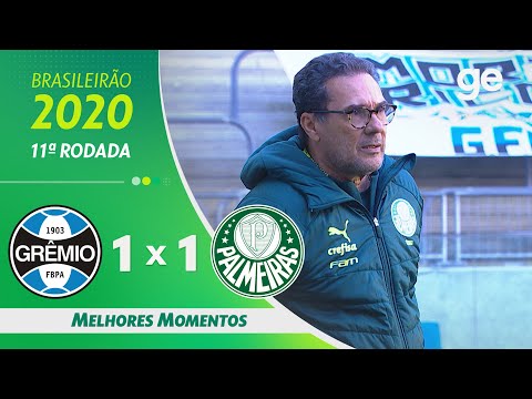 Gols e lances de Grêmio x Palmeiras