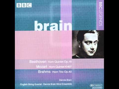 Brahms: Horn Trio- Dennis Brain (1/4)