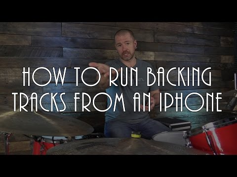 HOW TO RUN BACKING TRACKS FROM AN IPHONE