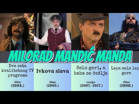 Milorad Mandić Manda - Filmografija