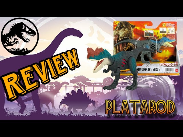 Vídeo relacionado con Jurassic World Dominion Extreme Damage Genyodectes Serus Dinosaur Figura de acción